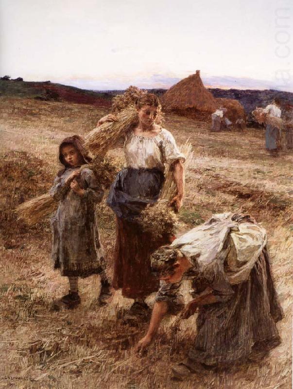 Lhermitte, Leon The Cleaners,end of the Day china oil painting image